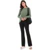 imageODODOS Long Sleeve Tee for Women with Thumb Hole Athletic Gym Workout Crop Tops Yoga ShirtsSage Greenwashed
