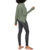 imageODODOS Long Sleeve Tee for Women with Thumb Hole Athletic Gym Workout Crop Tops Yoga ShirtsSage Greenwashed