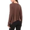 imageODODOS Long Sleeve Tee for Women with Thumb Hole Athletic Gym Workout Crop Tops Yoga ShirtsSangriawashed