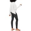 imageODODOS Long Sleeve Tee for Women with Thumb Hole Athletic Gym Workout Crop Tops Yoga ShirtsWhitewashed
