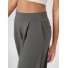 imageODODOS Modal Soft Wide Leg Pants for Women High Waist Casual Relaxed Pants with Pockets2729quot 31quot InseamCharcoal