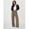 imageODODOS Modal Soft Wide Leg Pants for Women High Waist Casual Relaxed Pants with Pockets2729quot 31quot InseamEspresso