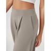 imageODODOS Modal Soft Wide Leg Pants for Women High Waist Casual Relaxed Pants with Pockets2729quot 31quot InseamKhaki