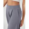imageODODOS Modal Soft Wide Leg Pants for Women High Waist Casual Relaxed Pants with Pockets2729quot 31quot InseamPurple Gray