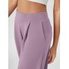 imageODODOS Modal Soft Wide Leg Pants for Women High Waist Casual Relaxed Pants with Pockets2729quot 31quot InseamTaro Purple