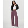imageODODOS Modal Soft Wide Leg Pants for Women High Waist Casual Relaxed Pants with Pockets2729quot 31quot InseamTulipwood