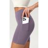 imageODODOS ODCLOUD Womens High Waist Lounge Yoga Shorts with Pockets 4quot6quot8quot10quot Buttery Soft Biker ShortsAsh Violet