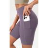imageODODOS ODCLOUD Womens High Waist Lounge Yoga Shorts with Pockets 4quot6quot8quot10quot Buttery Soft Biker ShortsAsh Violet