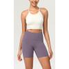 imageODODOS ODCLOUD Womens High Waist Lounge Yoga Shorts with Pockets 4quot6quot8quot10quot Buttery Soft Biker ShortsAsh Violet
