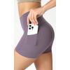 imageODODOS ODCLOUD Womens High Waist Lounge Yoga Shorts with Pockets 4quot6quot8quot10quot Buttery Soft Biker ShortsAsh Violet