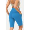 imageODODOS ODCLOUD Womens High Waist Lounge Yoga Shorts with Pockets 4quot6quot8quot10quot Buttery Soft Biker ShortsAzure