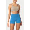 imageODODOS ODCLOUD Womens High Waist Lounge Yoga Shorts with Pockets 4quot6quot8quot10quot Buttery Soft Biker ShortsAzure