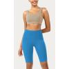 imageODODOS ODCLOUD Womens High Waist Lounge Yoga Shorts with Pockets 4quot6quot8quot10quot Buttery Soft Biker ShortsAzure