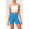 imageODODOS ODCLOUD Womens High Waist Lounge Yoga Shorts with Pockets 4quot6quot8quot10quot Buttery Soft Biker ShortsAzure