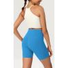 imageODODOS ODCLOUD Womens High Waist Lounge Yoga Shorts with Pockets 4quot6quot8quot10quot Buttery Soft Biker ShortsAzure