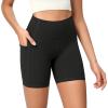imageODODOS ODCLOUD Womens High Waist Lounge Yoga Shorts with Pockets 4quot6quot8quot10quot Buttery Soft Biker ShortsBlack
