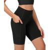imageODODOS ODCLOUD Womens High Waist Lounge Yoga Shorts with Pockets 4quot6quot8quot10quot Buttery Soft Biker ShortsBlack