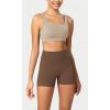 imageODODOS ODCLOUD Womens High Waist Lounge Yoga Shorts with Pockets 4quot6quot8quot10quot Buttery Soft Biker ShortsBrunette