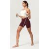 imageODODOS ODCLOUD Womens High Waist Lounge Yoga Shorts with Pockets 4quot6quot8quot10quot Buttery Soft Biker ShortsBurgundy
