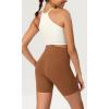 imageODODOS ODCLOUD Womens High Waist Lounge Yoga Shorts with Pockets 4quot6quot8quot10quot Buttery Soft Biker ShortsCaramel