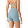 imageODODOS ODCLOUD Womens High Waist Lounge Yoga Shorts with Pockets 4quot6quot8quot10quot Buttery Soft Biker ShortsChambray