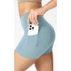 imageODODOS ODCLOUD Womens High Waist Lounge Yoga Shorts with Pockets 4quot6quot8quot10quot Buttery Soft Biker ShortsChambray