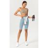 imageODODOS ODCLOUD Womens High Waist Lounge Yoga Shorts with Pockets 4quot6quot8quot10quot Buttery Soft Biker ShortsChambray