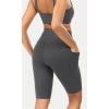 imageODODOS ODCLOUD Womens High Waist Lounge Yoga Shorts with Pockets 4quot6quot8quot10quot Buttery Soft Biker ShortsCharcoal