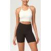imageODODOS ODCLOUD Womens High Waist Lounge Yoga Shorts with Pockets 4quot6quot8quot10quot Buttery Soft Biker ShortsDark Brown