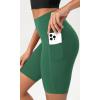 imageODODOS ODCLOUD Womens High Waist Lounge Yoga Shorts with Pockets 4quot6quot8quot10quot Buttery Soft Biker ShortsDark Green