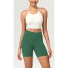 imageODODOS ODCLOUD Womens High Waist Lounge Yoga Shorts with Pockets 4quot6quot8quot10quot Buttery Soft Biker ShortsDark Green