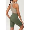 imageODODOS ODCLOUD Womens High Waist Lounge Yoga Shorts with Pockets 4quot6quot8quot10quot Buttery Soft Biker ShortsDark Olive