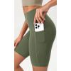 imageODODOS ODCLOUD Womens High Waist Lounge Yoga Shorts with Pockets 4quot6quot8quot10quot Buttery Soft Biker ShortsDark Olive