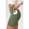 imageODODOS ODCLOUD Womens High Waist Lounge Yoga Shorts with Pockets 4quot6quot8quot10quot Buttery Soft Biker ShortsDark Olive