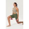 imageODODOS ODCLOUD Womens High Waist Lounge Yoga Shorts with Pockets 4quot6quot8quot10quot Buttery Soft Biker ShortsDark Olive