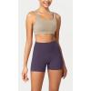 imageODODOS ODCLOUD Womens High Waist Lounge Yoga Shorts with Pockets 4quot6quot8quot10quot Buttery Soft Biker ShortsDark Purple