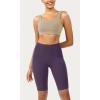 imageODODOS ODCLOUD Womens High Waist Lounge Yoga Shorts with Pockets 4quot6quot8quot10quot Buttery Soft Biker ShortsDark Purple