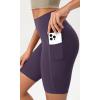 imageODODOS ODCLOUD Womens High Waist Lounge Yoga Shorts with Pockets 4quot6quot8quot10quot Buttery Soft Biker ShortsDark Purple