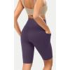 imageODODOS ODCLOUD Womens High Waist Lounge Yoga Shorts with Pockets 4quot6quot8quot10quot Buttery Soft Biker ShortsDark Purple