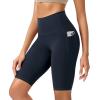 imageODODOS ODCLOUD Womens High Waist Lounge Yoga Shorts with Pockets 4quot6quot8quot10quot Buttery Soft Biker ShortsDeep Navy