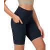 imageODODOS ODCLOUD Womens High Waist Lounge Yoga Shorts with Pockets 4quot6quot8quot10quot Buttery Soft Biker ShortsDeep Navy