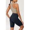 imageODODOS ODCLOUD Womens High Waist Lounge Yoga Shorts with Pockets 4quot6quot8quot10quot Buttery Soft Biker ShortsDeep Navy