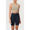imageODODOS ODCLOUD Womens High Waist Lounge Yoga Shorts with Pockets 4quot6quot8quot10quot Buttery Soft Biker ShortsDeep Navy