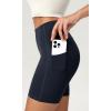 imageODODOS ODCLOUD Womens High Waist Lounge Yoga Shorts with Pockets 4quot6quot8quot10quot Buttery Soft Biker ShortsDeep Navy