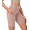imageODODOS ODCLOUD Womens High Waist Lounge Yoga Shorts with Pockets 4quot6quot8quot10quot Buttery Soft Biker ShortsDusty Pink