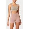 imageODODOS ODCLOUD Womens High Waist Lounge Yoga Shorts with Pockets 4quot6quot8quot10quot Buttery Soft Biker ShortsDusty Pink