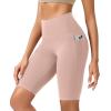 imageODODOS ODCLOUD Womens High Waist Lounge Yoga Shorts with Pockets 4quot6quot8quot10quot Buttery Soft Biker ShortsDusty Pink
