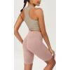 imageODODOS ODCLOUD Womens High Waist Lounge Yoga Shorts with Pockets 4quot6quot8quot10quot Buttery Soft Biker ShortsDusty Pink