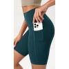 imageODODOS ODCLOUD Womens High Waist Lounge Yoga Shorts with Pockets 4quot6quot8quot10quot Buttery Soft Biker ShortsForest Teal