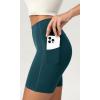 imageODODOS ODCLOUD Womens High Waist Lounge Yoga Shorts with Pockets 4quot6quot8quot10quot Buttery Soft Biker ShortsForest Teal